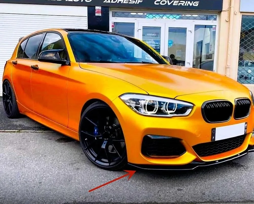 Передний бампер спойлер комплект кузова диффузор разветвитель для BMW 1 серии F20 F21