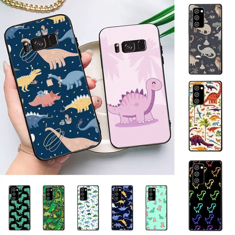 

Cute Dinosaur Phone Case For Samsung Galaxy Note 10Pro Note 20ultra cover for note20 note 10lite M30S Back Coque