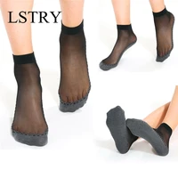 2022 new velvet silk spring summer women socks breathable soft cotton bottom wicking slip resistant short sock10 pairs20pcs