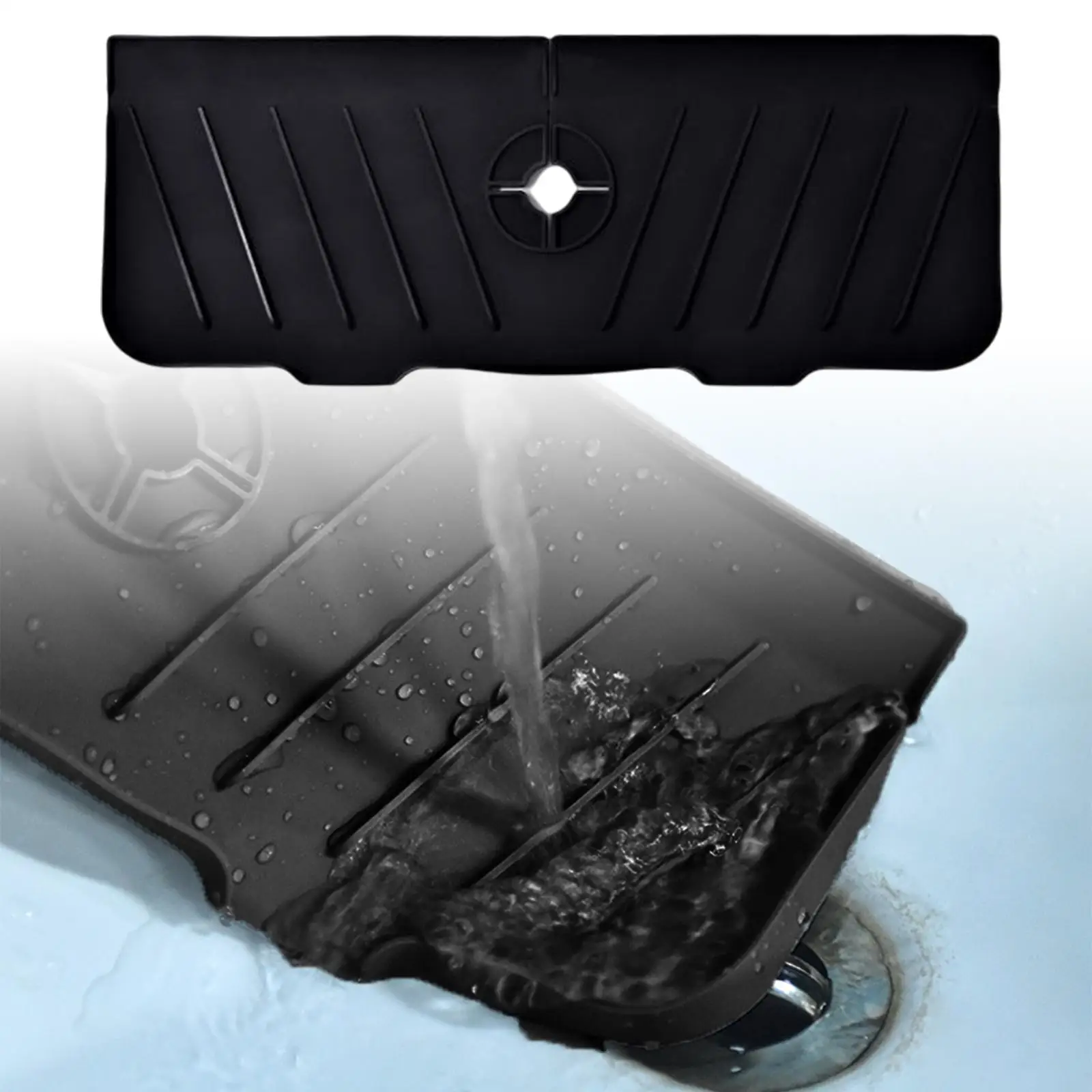 

Faucet Absorbent Pads Washable Water Drying Reusable Guard for Farmhouse