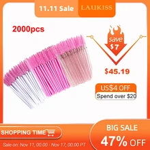 Eyelash Brush Mascara Wands Wholesale Spoolies Eyebrow Lash Cleaning Brushes Applicator Makeup Tools 50/1000/2000pcs