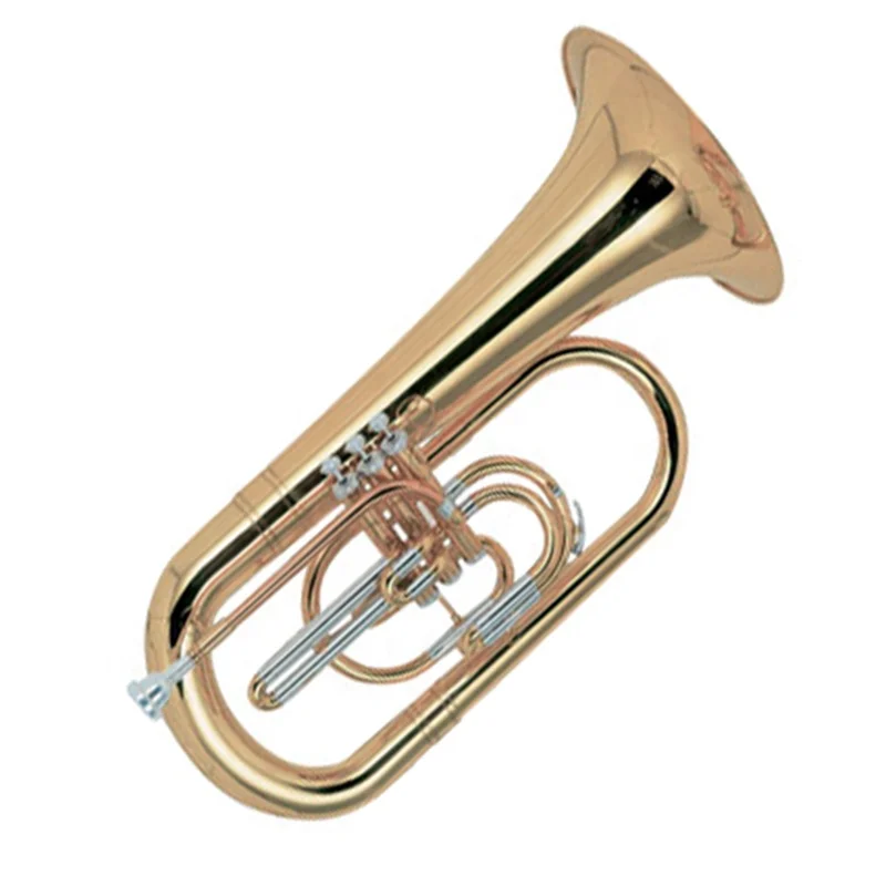 

Accept OEM Cheap Gold Marching 3 Pistons Euphonium
