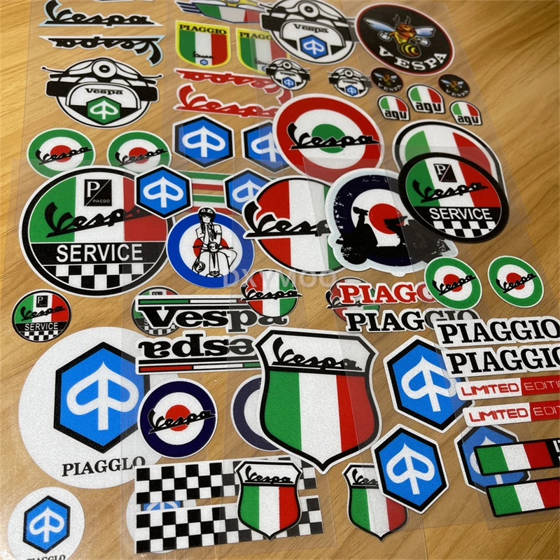 Аксессуары для экстерьера автомобиля DXYMOO наклейки мотоцикла виниловые Piaggio Vespa GTS