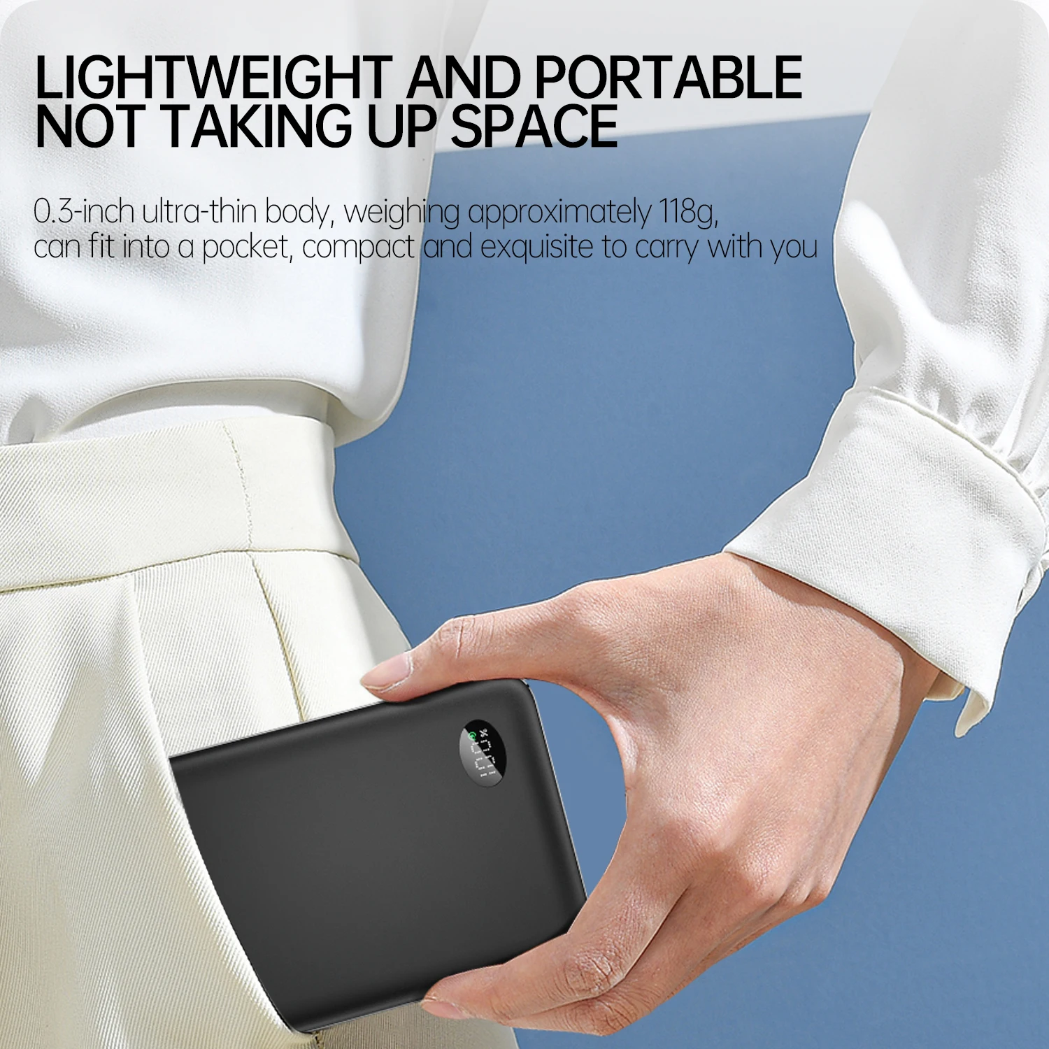 F19s 10000 мАч 3-в-1 магнитный беспроводной внешний аккумулятор для MagSafe iPhone PD20W быстрая