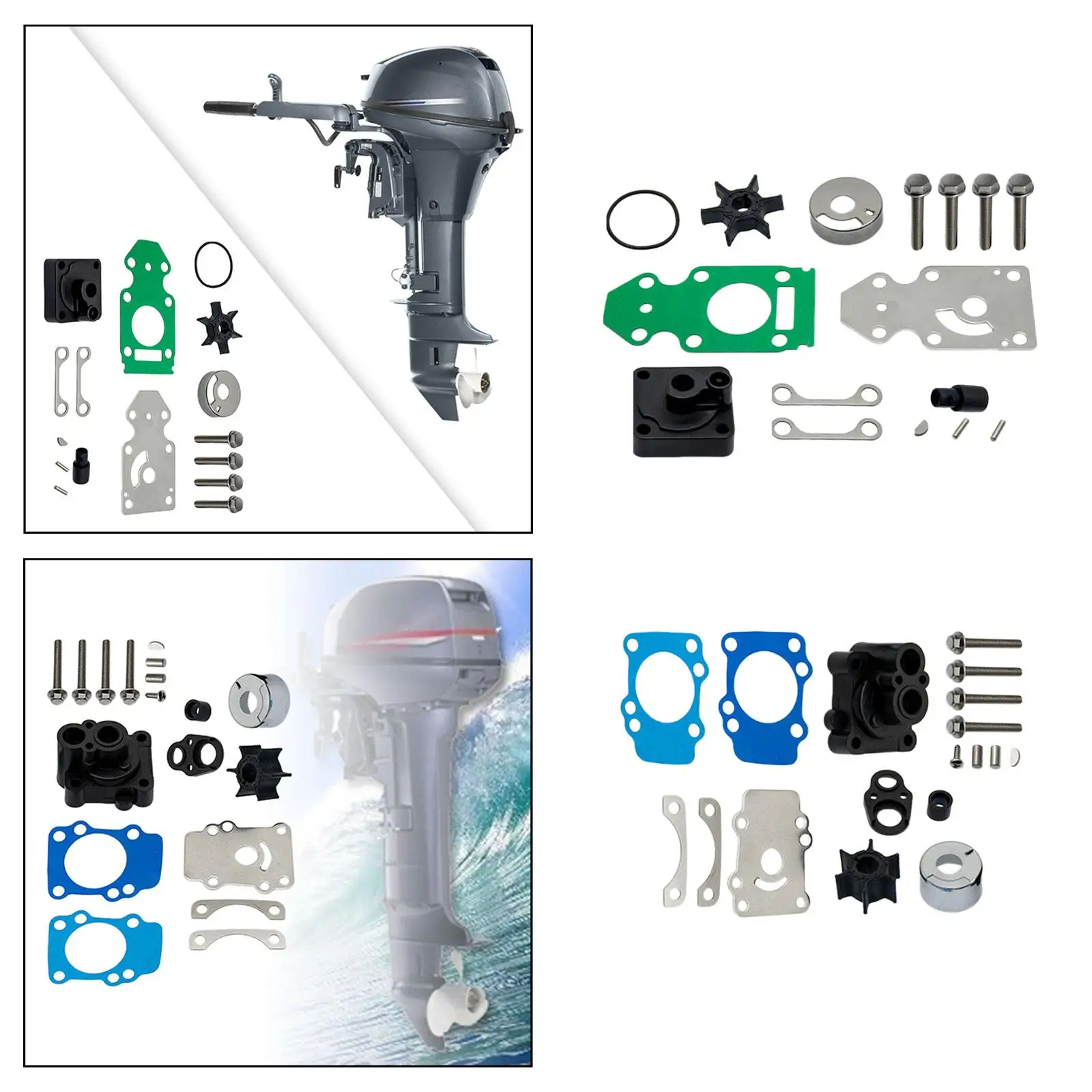 Ремкомплект водяного насоса подвесного двигателя Детали для Yamaha 15HP