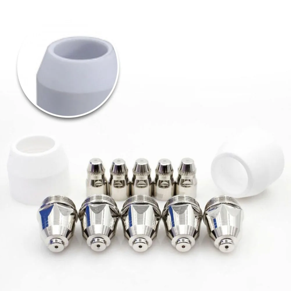 

20/45Pcs/Set P80 Plasma Cutter Cutting Torch Tips Electrode Shield Guide CNC Plasma Torch Tip Electrode Nozzle Torch Accessories