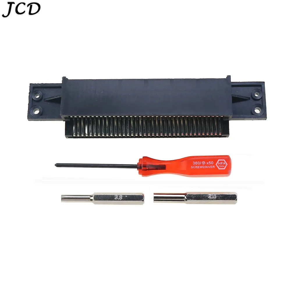 

JCD Game Cartridge Slot Connector for NES 72Pin Repair Part Hard And Durable Connector Security Bit Driver With tools
