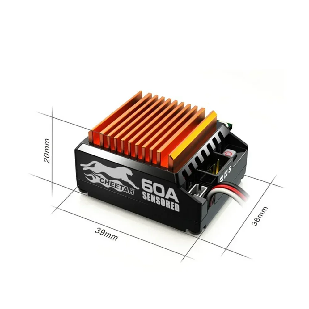 SKYRC Cheetah 1/10 CS60 60A Sensored ESC с бесщеточным двигателем 8 5T 4000KV 10 3250KV 13 2590KV 17 1870KV 21 1600KV