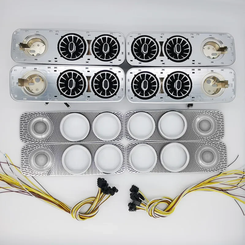 

Внутренняя отделка розетки переменного тока на крыше, светодиодная турбовентиляция для кондиционера для Mercedes Benz V Class Vito Viano Valente W447 V250 2014-2023