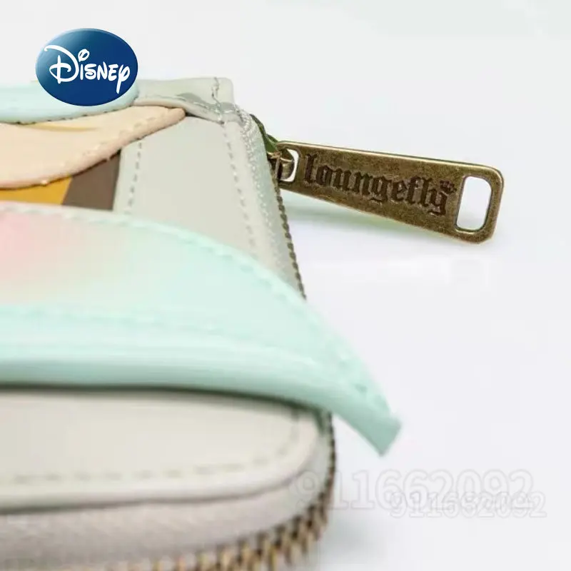 Disney New Women's Wallet Cartoon Fashion Long Women's Zero Wallet Luxury Brand Multi Card Slot Large Capacity 3D Wallet