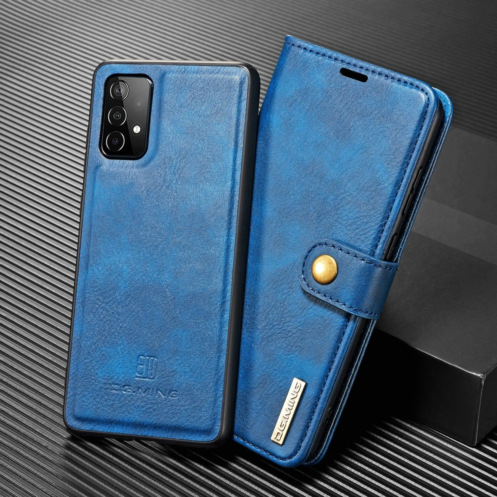 Flip Magnetic 2in1 Detachable Case for Galaxy A73 A53 A33 A23 A13 A22 A32 A52 A72 A12 A42 A51 A71 Leather Cover Wallet Stand