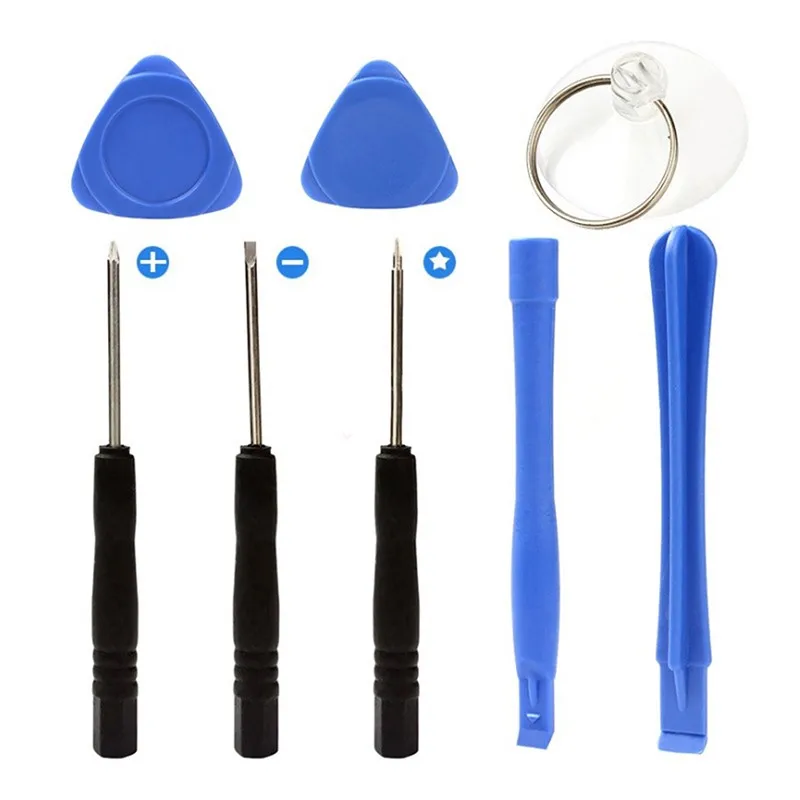 

8pcs Universal Tools Kits Screwdriver Mobile Phone Repair Tool Set Mobile Touch Screen LCD Display Battery Back Cover