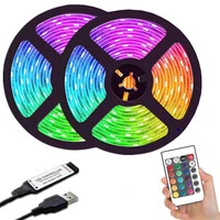 2m 20m led strip light rgb 2835 flexible lamp tape usb bluetooth control tv screen luces party holiday gift bedroom decoration