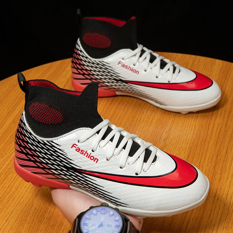 SENAGE Professional Football Boots Children Indoor Training Soccer Shoes for Kids Boy Girl Adolescents Cleats Futsal Sneakers