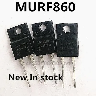 

Оригинал 4 шт./MURF860 MURF860G TO-220F 600V 8A Новая фотография