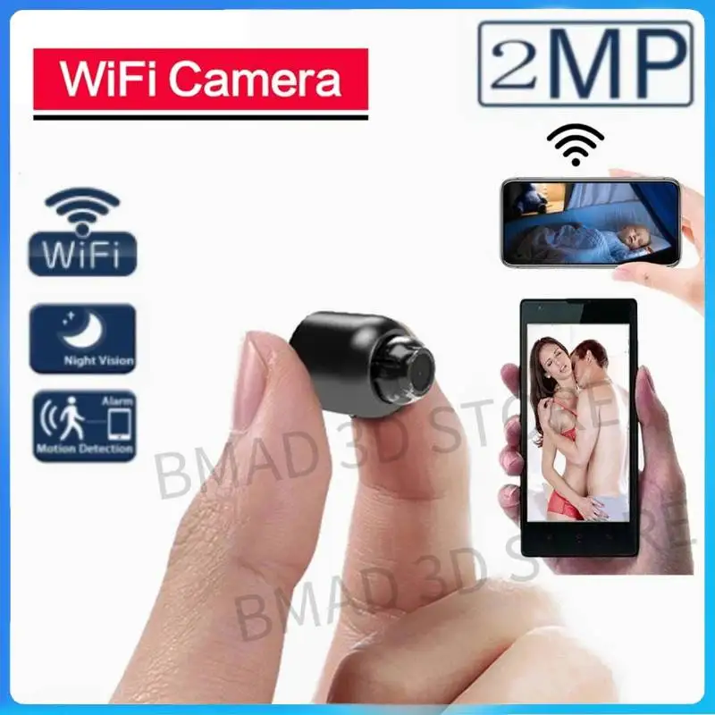

Мини-камера 1080P Беспроводная с поддержкой Wi-Fi и датчиком движения