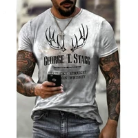 2022 summer mens 3d printing t shirt fashion sexy top personality trend casual plus size
