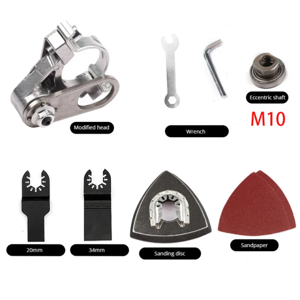 

Angle Grinder Conversion Angle Grinder To Grooving Machine For M10 Universal Head Electric Head Adapter Metal Woodworking Tool