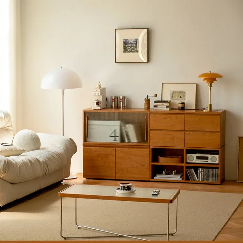 Ящики для хранения подставка телевизора шкаф гостиной деревянная домашняя