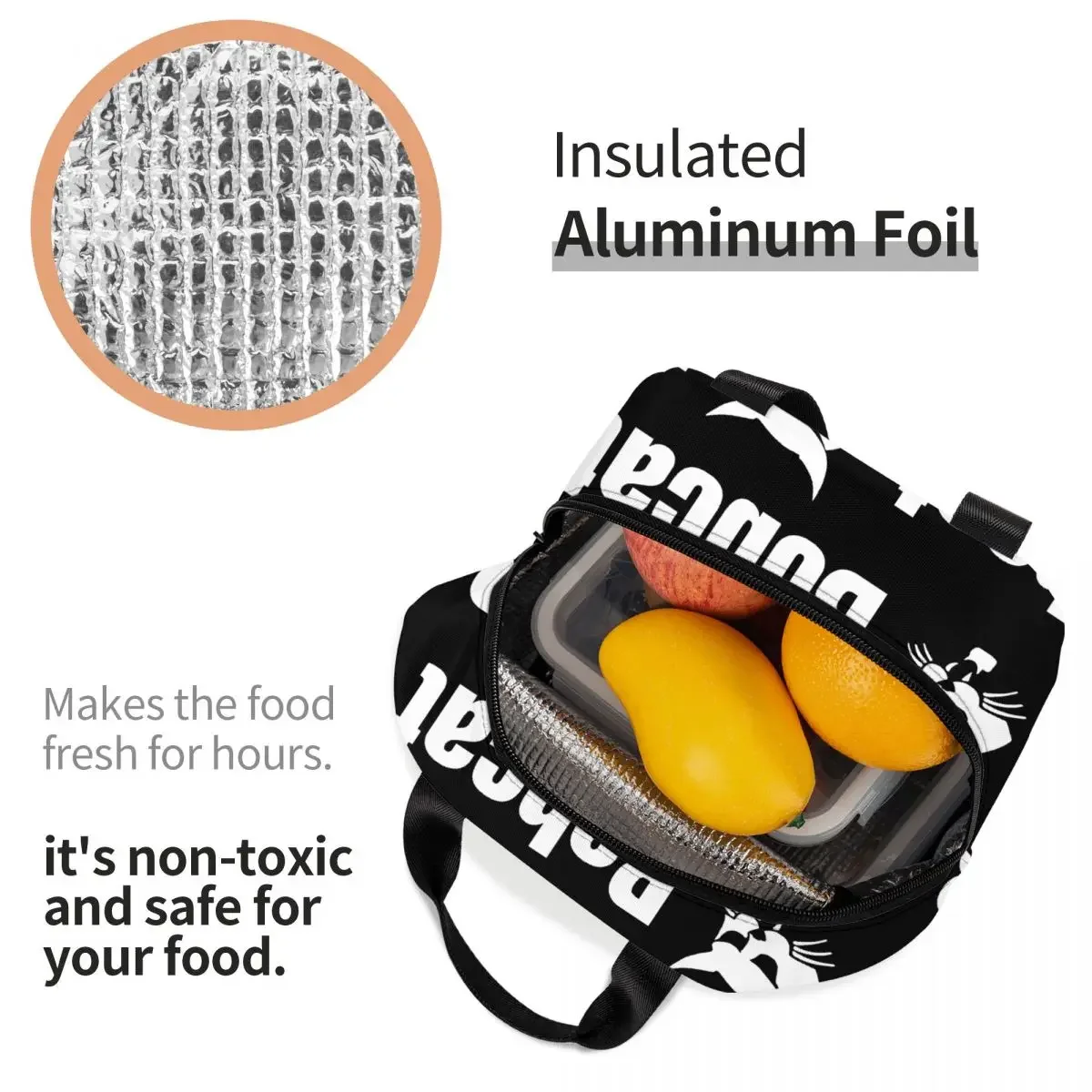 Сумка для ланча с логотипом Bobcat унисекс портативная охлаждающая изолированная