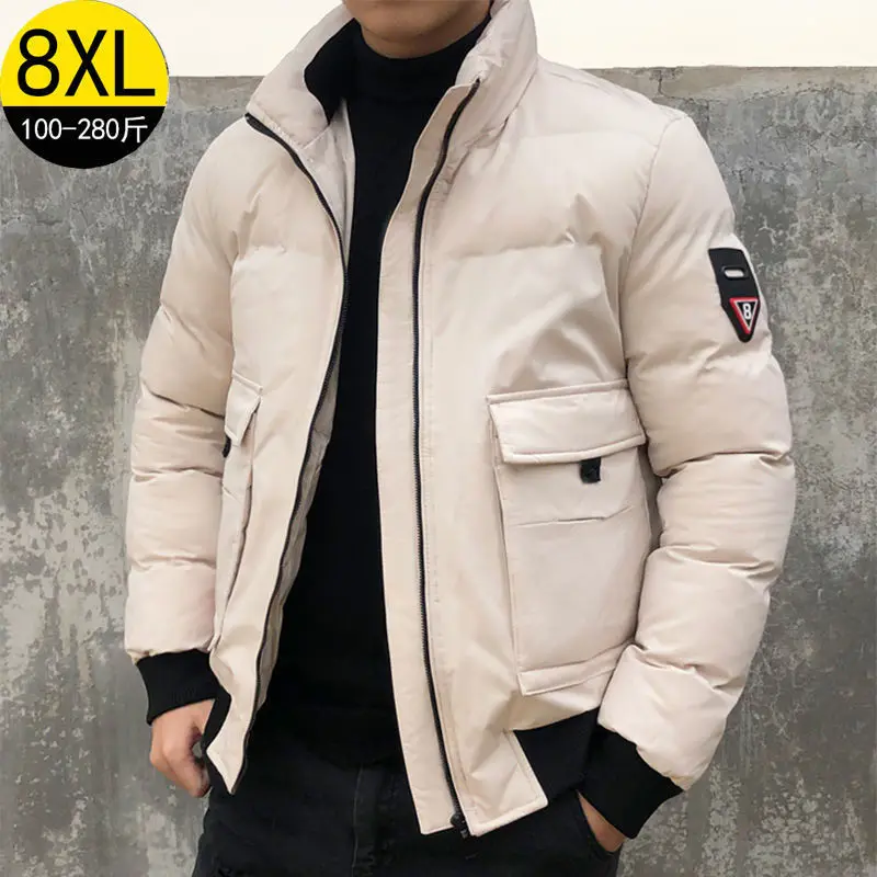 

Bomber Jacket Men Thick Military Jacket Autumn Winter Cotton Padded Puffer Jacket Harajuku Casual Coats Men Fashion Clothing