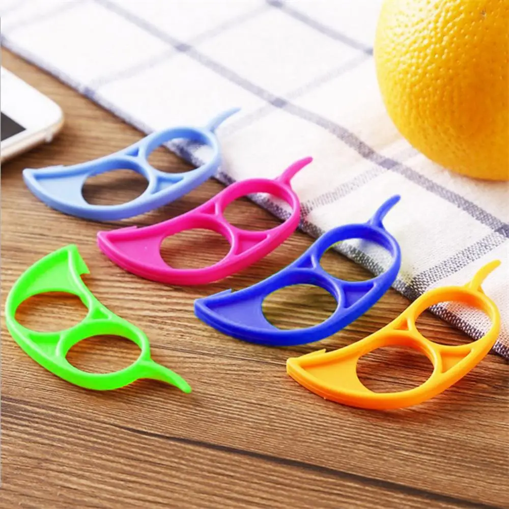 5pcs Mini Peeled Orange Peeler Lemons Citrus Slicer Cutter Quickly Stripping Kitchen Gadgets Fruit Tools