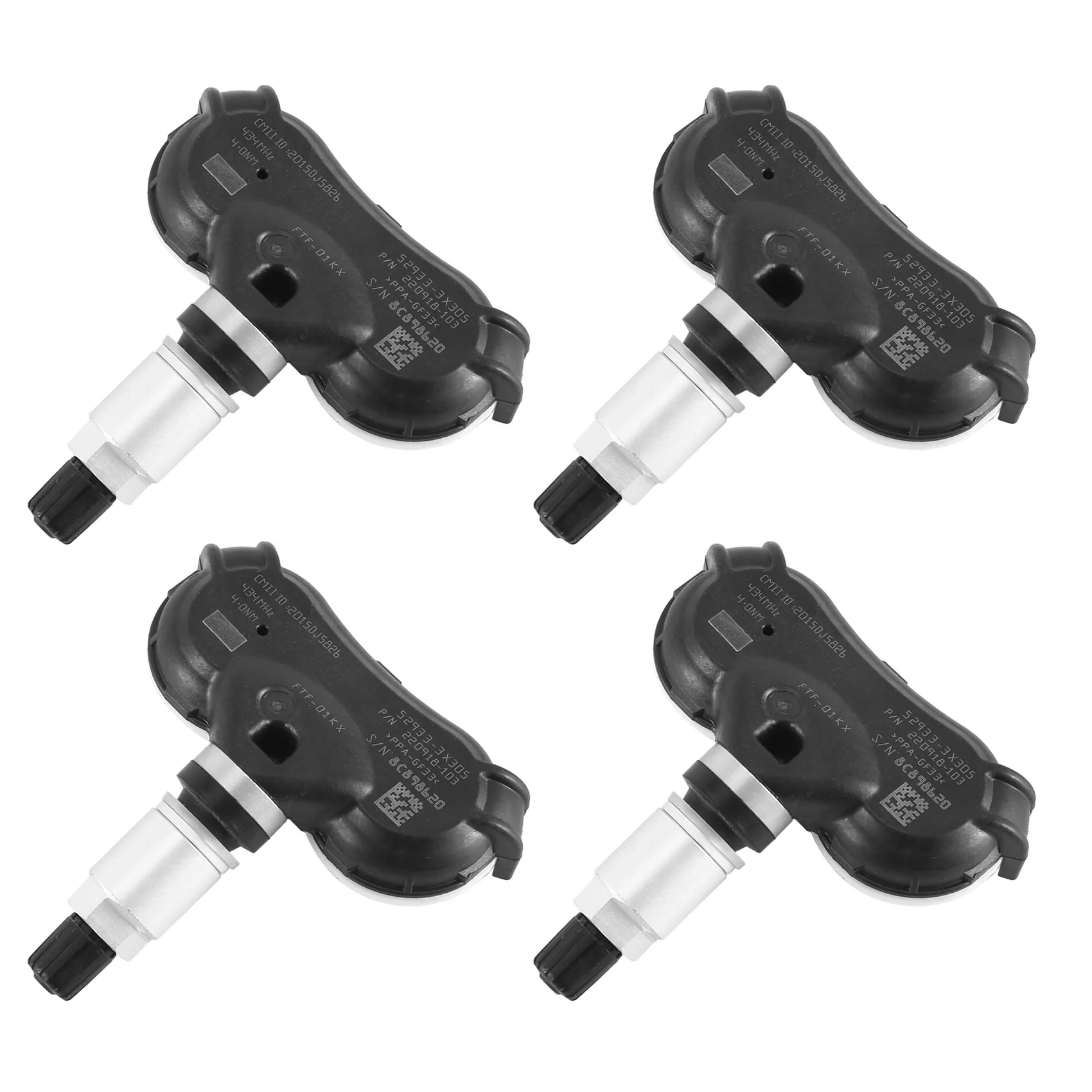 

Set of 4 Tire Pressure Sensor TPMS 52933-3X305 for HYUNDAI ELANTRA KIA RIO Cer 529333X305