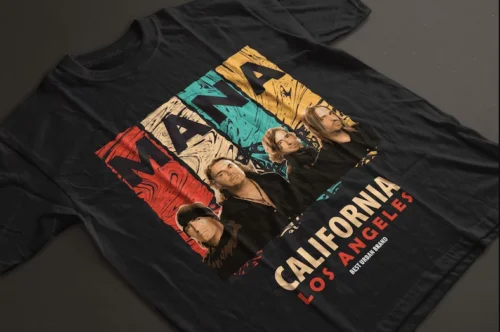 

Mana Merch Rock En Espanol Fher Los Angeles 2022 Concert Tour T-shirt