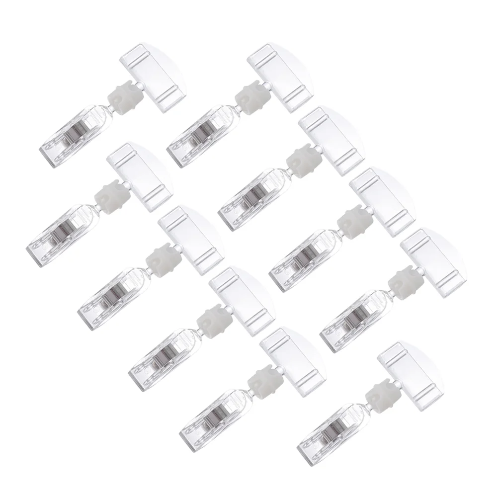 

Double Clips Acrylic Advertising Folder Poster Holder Stand Supermarket Price Tag