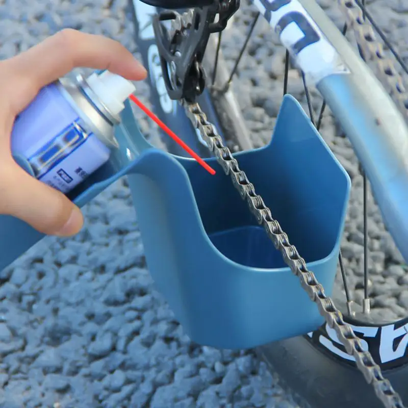 

Bike Chain Cleaning Tools Motorcycle Bicycle Oil Storage Box Agent Splash-proof Bike Oil Lubricant Clean Cycling Repair Tools