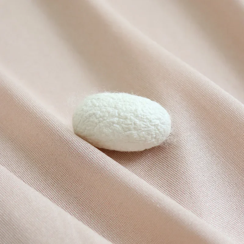 Tangge весна-лето натуральная шелковая футболка с короткими рукавами и круглым