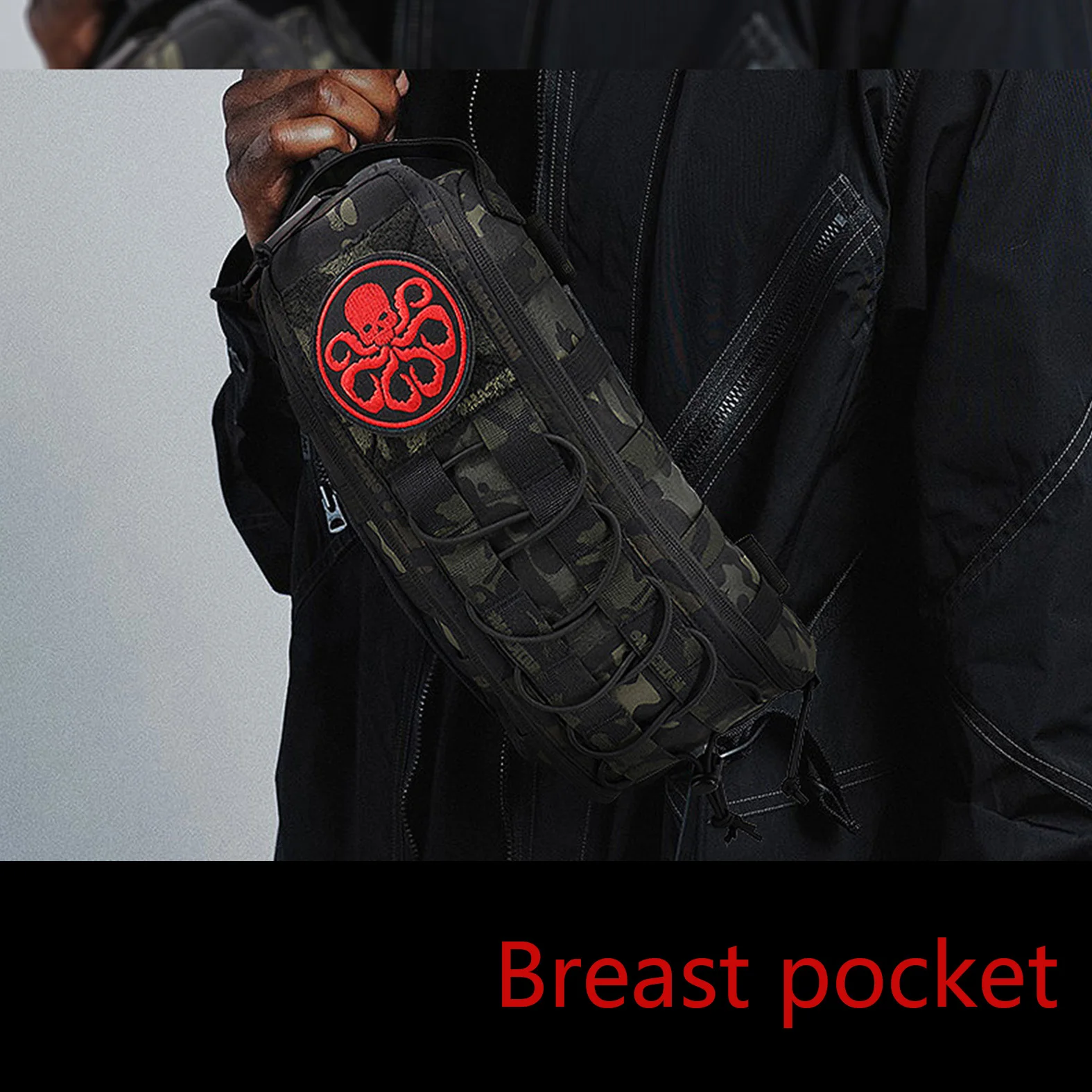 

[Sun Snow] Multifunctional Tactical Chest Bag Large-Capacity Outdoor Leisure Sports Cycling Diagonal Bag