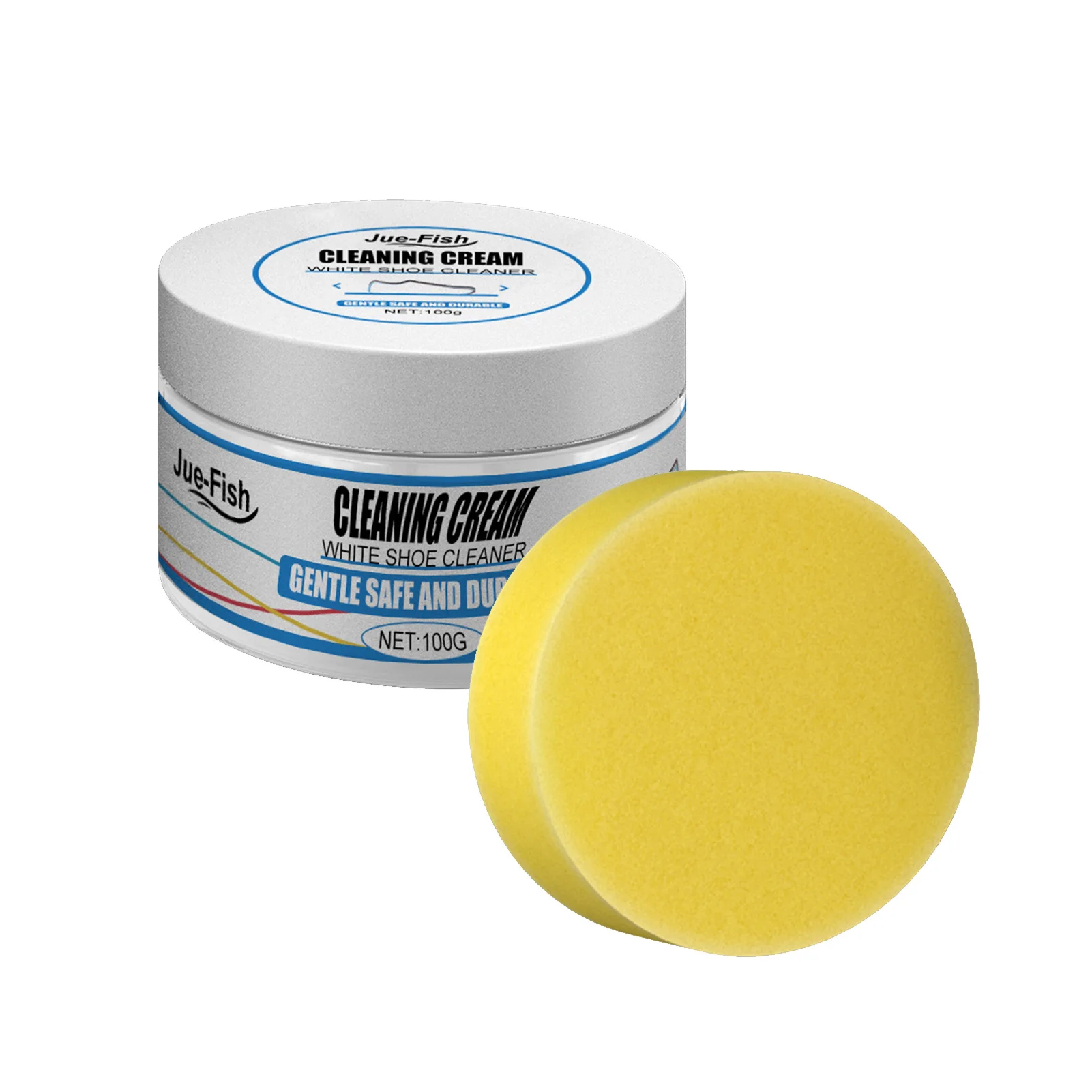 

Shoe Cleaning Cream With Sponge Sneakers Whitening Cleaning Cream Shoe Cream With Sponge Powerful Effect Convenient Shoe