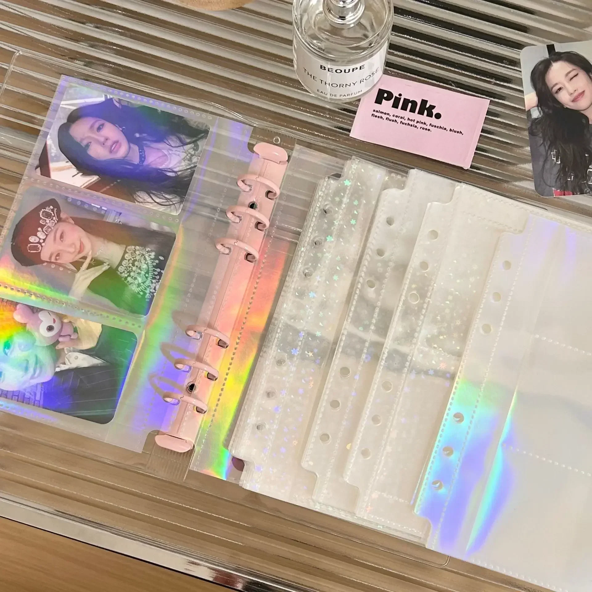 Папка для фотокарт A6 Kpop держатель фотоальбома с Idol сбора книг фотоальбомов