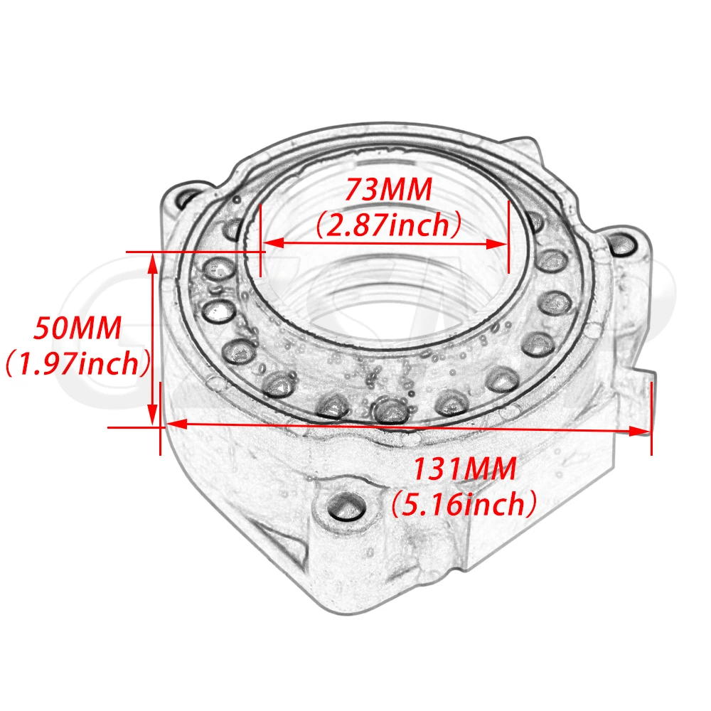 Фото КОРПУС подшипника подходит для YAMAHA 1800/1900 FZR FZS VXR VXS FX SHO 6S5-45332-00-94 003-406 №2