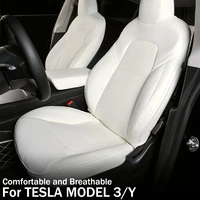 for tesla model 3 y 2016 2017 2018 2019 2020 2021 factory customization service interior auto accessories white seat covers