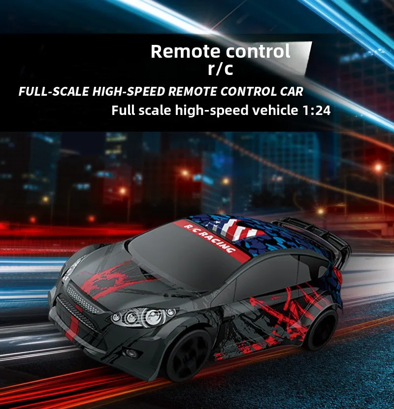 Фото F3 RC Drift Car 1:24 2WD Mini RC Drift Racing Модель 2,4G Радио Полномасштабный Профессиональный Автомобиль с дистанционным управлением Игрушка для мальчика в подарок №3