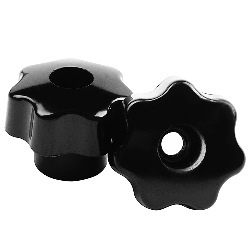 

20 Pieces Black Star Grip Knobs, Female Thread Diameter 8Mm, Head Diameter 40Mm