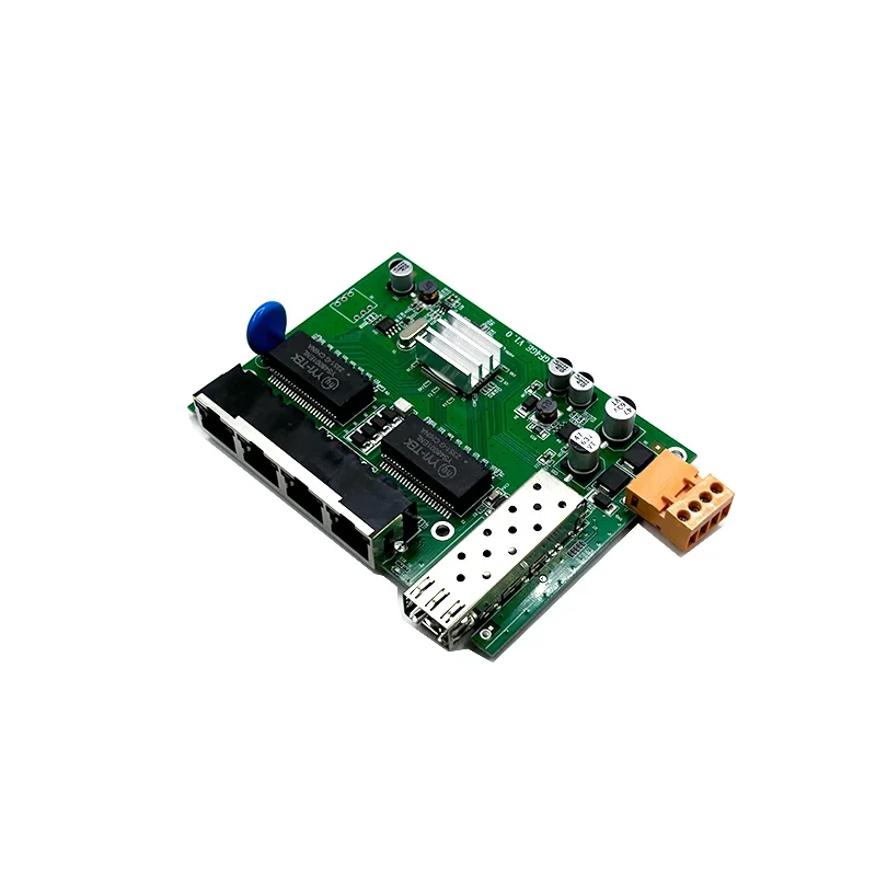 4ports1 0/100/1000M 9V-54V с 1 портом sfp ethernet промышленная стандартная сеть