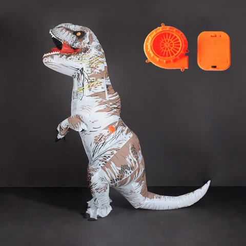 Надувные костюмы тирекса динозавра для взрослых и детей, Пурим, Хэллоуин, Рождество, талисман, аниме, костюм для вечеринки, косплей, Нарядные Костюмы