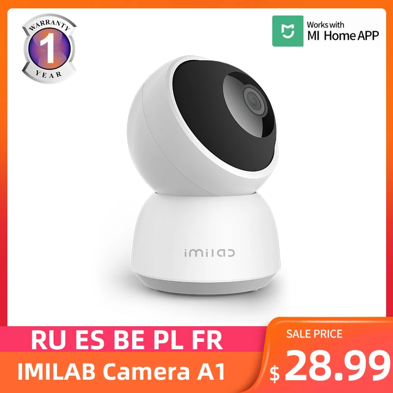 

IMILAB A1 Camera 2K WiFi Camera Mi Home App Security Camera CCTV Vedio Surveillance Camera Baby Monitor Global Version