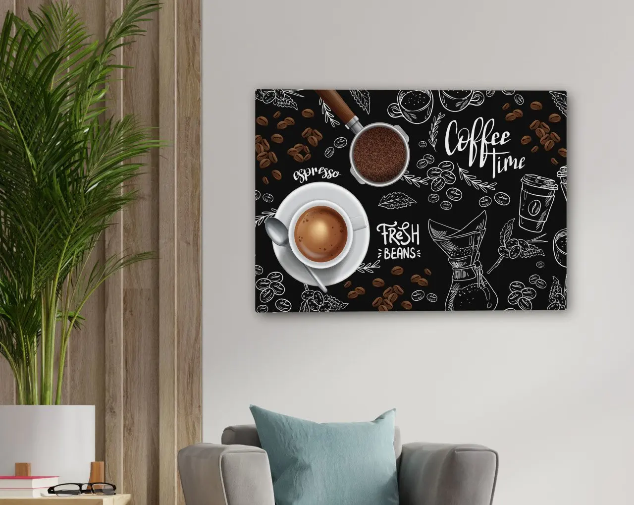 

Холщовый столик BK Home Coffee Design 70x100 см-40