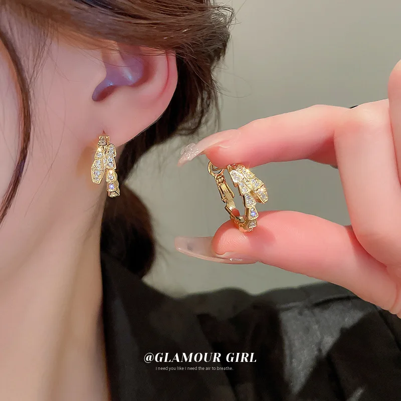 

18K Серебряные иглы Циркон Серьги Сияющие бриллиантовые серёжки Серьги Серьги Серьги Высокие наушники Новые маленькие наушники