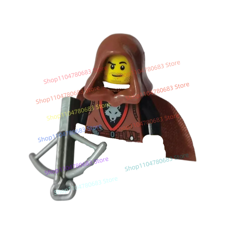 Фото Новые мини-фигурки MOC: Средневековые жители паба, художники. Сборные коллекционные игрушки, украшения, праздничные подарки. №3