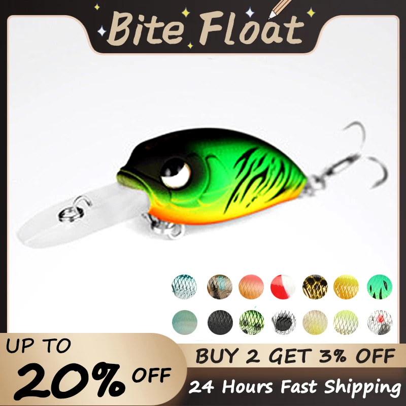 

16pcs/set Japan Crank Fishing Lure 3.9cm 4.6g Isca Artificial Hard Bait Bass Crankbait Lures wobblers Pesca Fishing Tackle