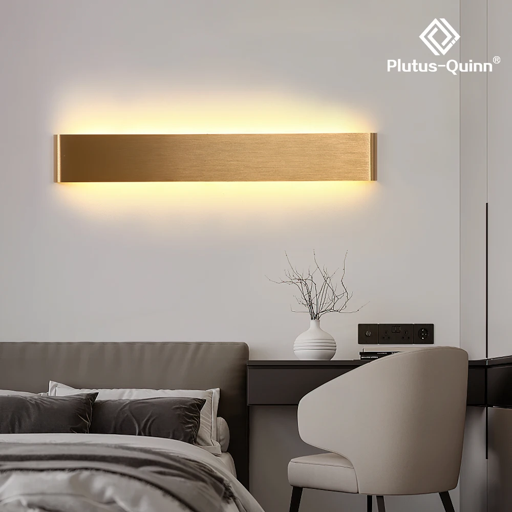 

Светодиодный настенный светильник 28 Вт, 3 цвета, светильник с дистанционным управлением для спальни, гостиной, дома, коридора, лестницы, свет...