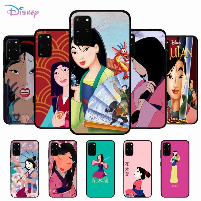 

Disney Mulan Princess Phone Case for Samsung S10 21 20 9 8 plus lite S20 UlTRA 7edge