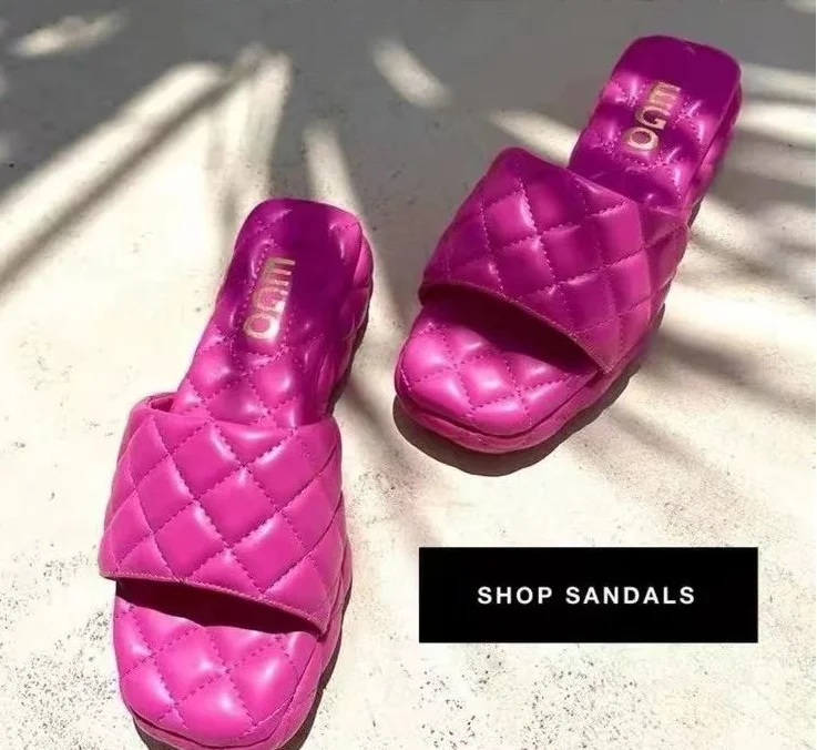 

2022 NEW beach flat light leather women summer shoes woman slides slippers outdoor sexy sandalias shoes women women shoes