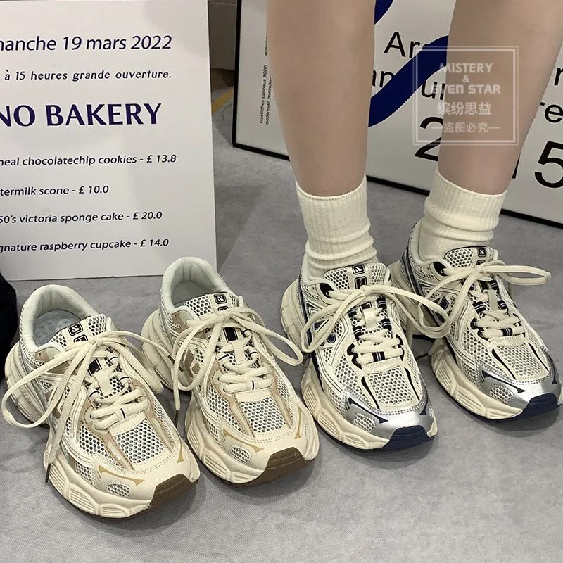 New breathable casual sneakers, women's running shoes, sports training shoes, tennis shoes