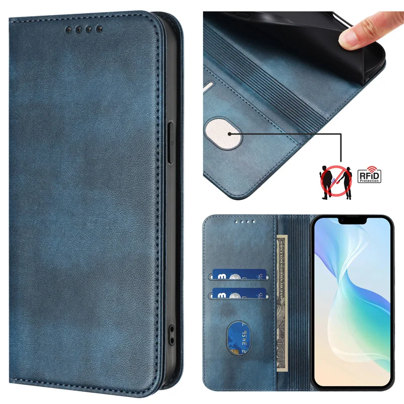 Фото Магнитный чехол Fundas Realme 15/15T/15Pro для Realme 15 Pro, кожаный чехол-бумажник Capa для Realme 15T 15 Pro, задняя крышка телефона Coque №5